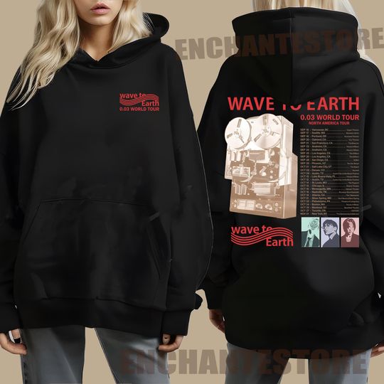 Wave To Earth 0.03 Tour 2024 Hoodie, Wave To Earth Kpop Sweatshirt, Wave to Earth Band T-shirt, Wave To Earth 2024 Concert Shirt, W2e Merch