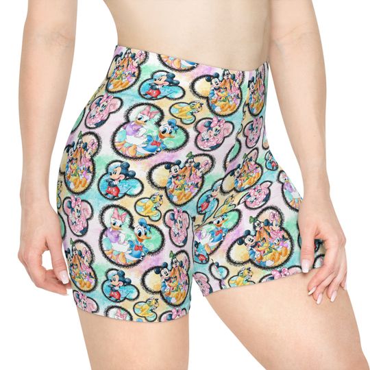 Mickey Mouse & Friends Women's Biker Shorts