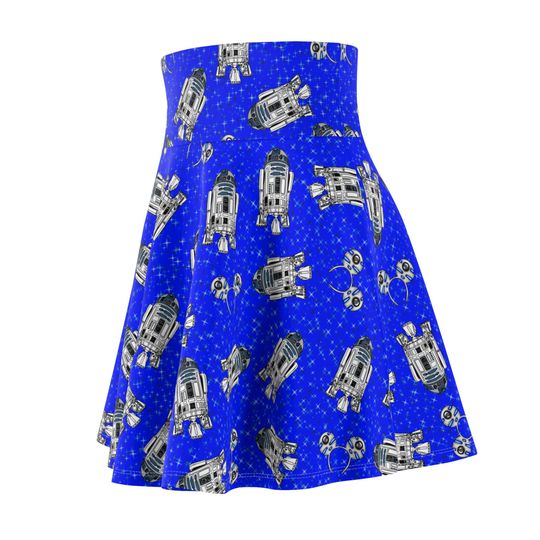 R2D2 Women's Skater Skirt (AOP)