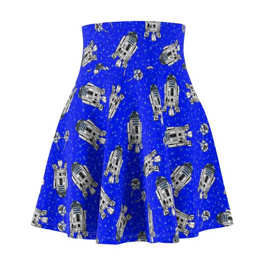 R2D2 Women's Skater Skirt (AOP)