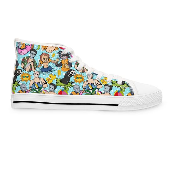 Horror Summer High Top Sneakers