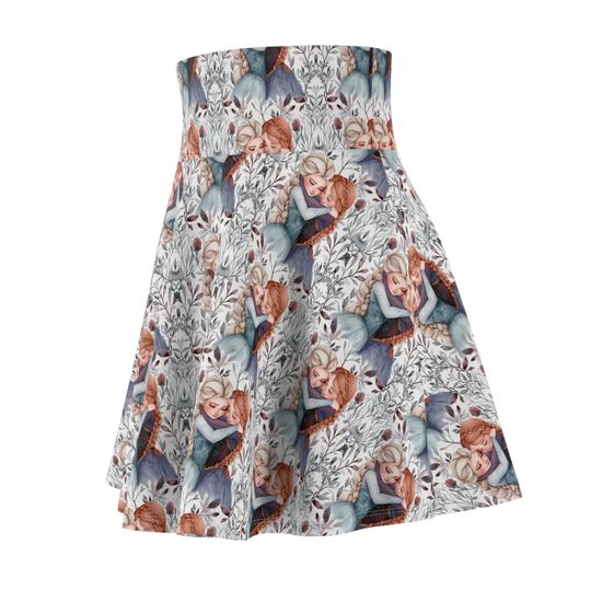 Anna & Elsa Women's Skater Skirt