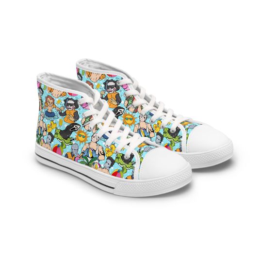 Horror Summer High Top Sneakers