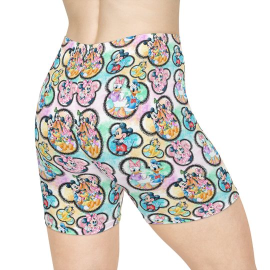 Mickey Mouse & Friends Women's Biker Shorts
