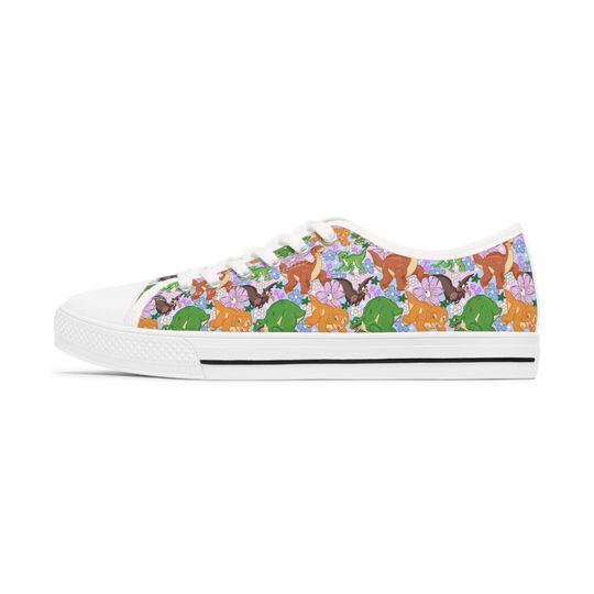 Land Before Time Women's Low Top Sneakers
