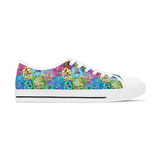 Disney Princess Tea Cups Women's Low Top Sneakers