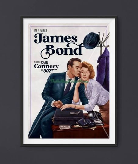 James Bond Vintage Movie Poster