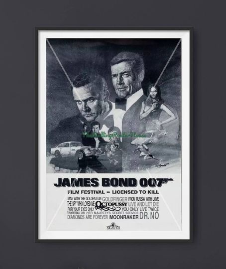 James Bond Vintage Movie Poster