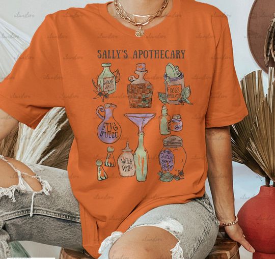 Vintage 90s Sally's Apothecary Shirt, Nightmare Before Christmas, Disney Halloween Shirt, Sally Nightmare Shirt, Disneyland Vacation Shirt