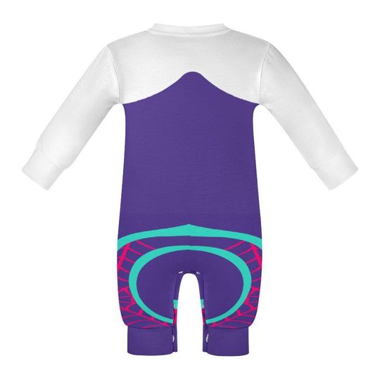 Spider Friends - Ghost - Spider - Cosplay - Halloween - Disney Bounding - Toddler Baby Long Sleeve Romper