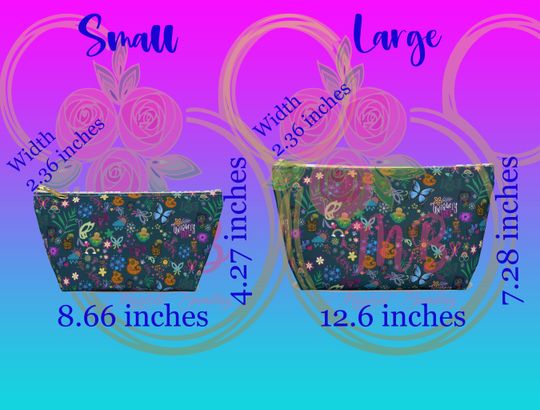 Disney Inspired Snacks - Accessory Pouch- Makeup Bag | Cosmetic Bag | Pencil Case | Gift For Her | Back To School Gift