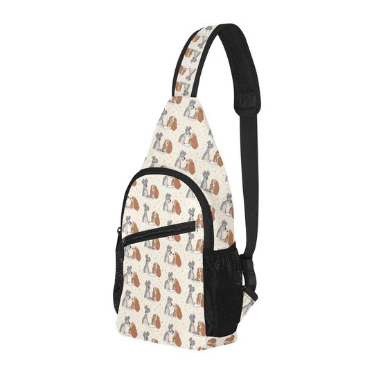 Lady and The Tramp Chest Bag - Disney Trip Bag - Disney Bounding - Sling Pack - Crossbody Bag - Disney Chest Bag