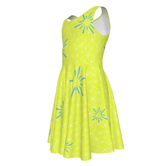 Joy - Inside Out - Disney Bounding - Pixar - Kid's Sleeveless Dress