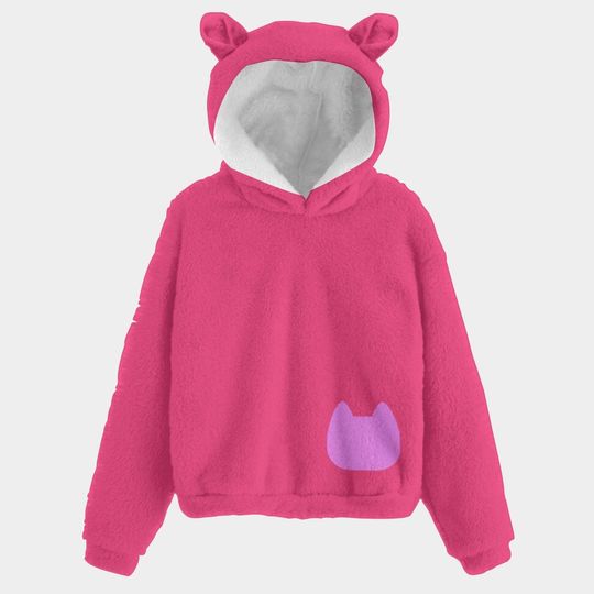 DJ Cat -  Kids Hoodie With Ear