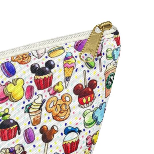 Disney Inspired Snacks - Accessory Pouch- Makeup Bag | Cosmetic Bag | Pencil Case | Gift For Her | Back To School Gift