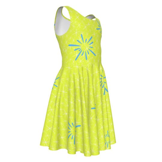 Joy - Inside Out - Disney Bounding - Pixar - Kid's Sleeveless Dress
