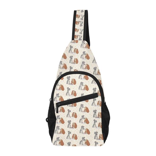Lady and The Tramp Chest Bag - Disney Trip Bag - Disney Bounding - Sling Pack - Crossbody Bag - Disney Chest Bag