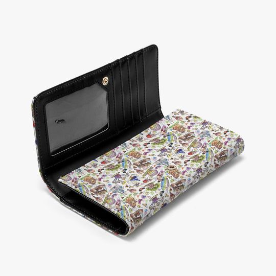 Disney World Parks Doodles Wallet - Disney Leather Wallet