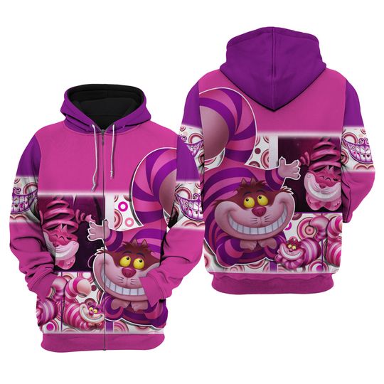 Cheshire Cat Alice In Wonderland | Disney 3D Hoodie
