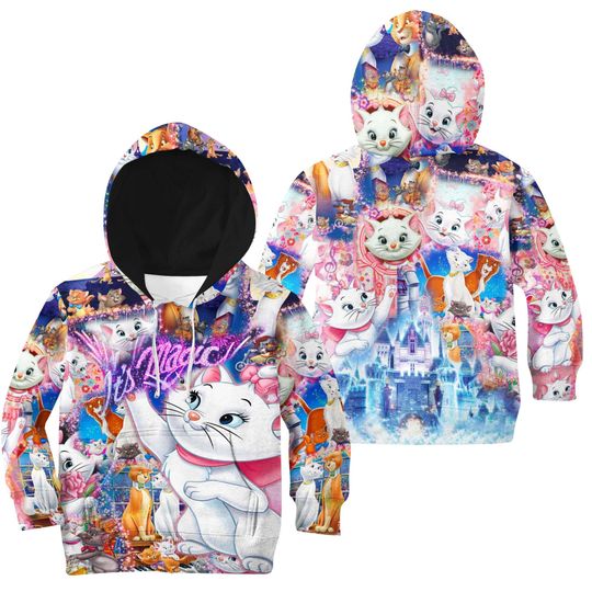 Its Magic The Aristocats Marie Cat | Disney 3D Hoodie