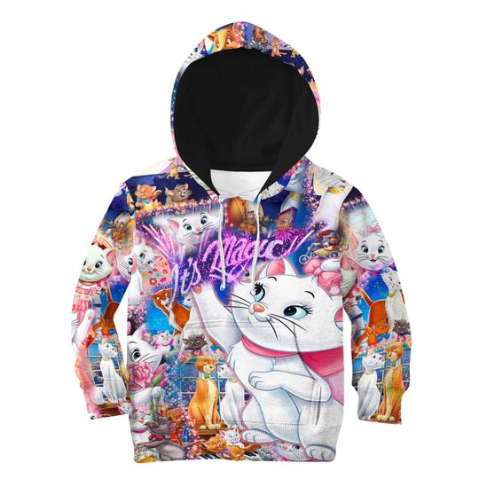 Its Magic The Aristocats Marie Cat | Disney 3D Hoodie