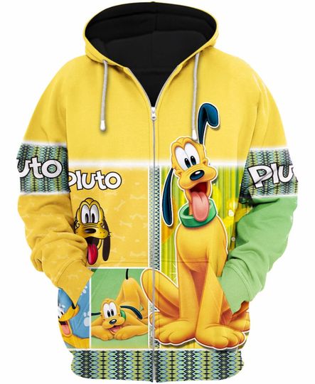 Disney Pluto Dog | Disney 3D Hoodie