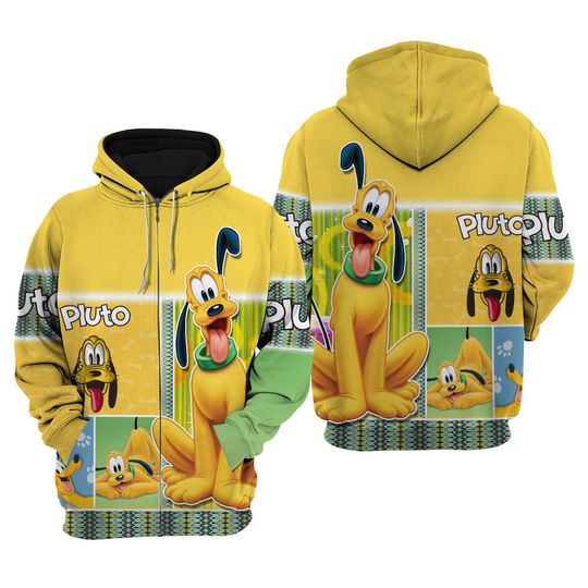 Disney Pluto Dog | Disney 3D Hoodie