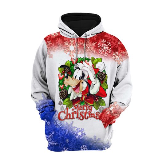Goofy Dog Christmas Disney 3D Hoodie