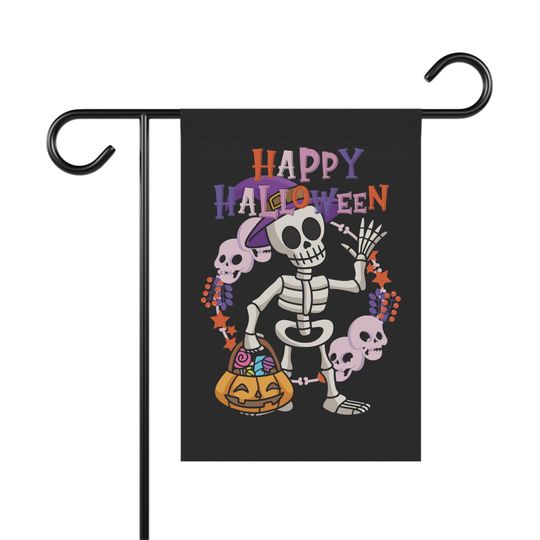 Halloween Garden Flag   - Spooky Season Delight