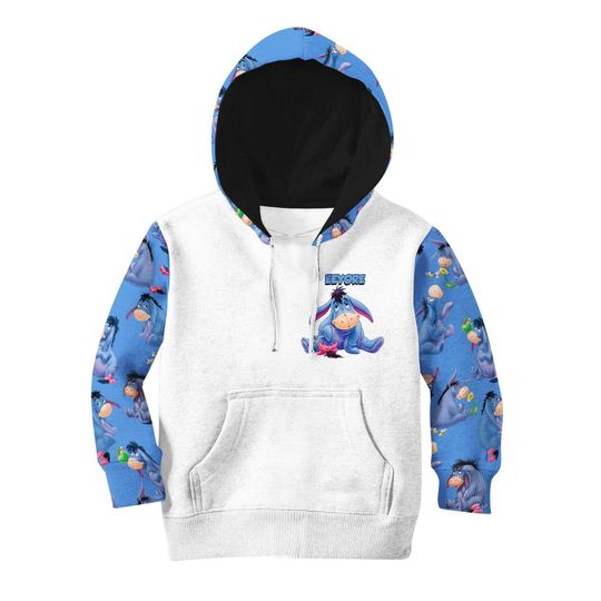 Eeyore Donkey Raglan Disney 3D Printed Hoodie