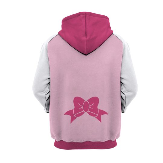 Marie Cat Raglan Pink White | Disney 3D Hoodie