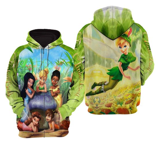 All Tinker Bell Fairies | Disney 3D Hoodie