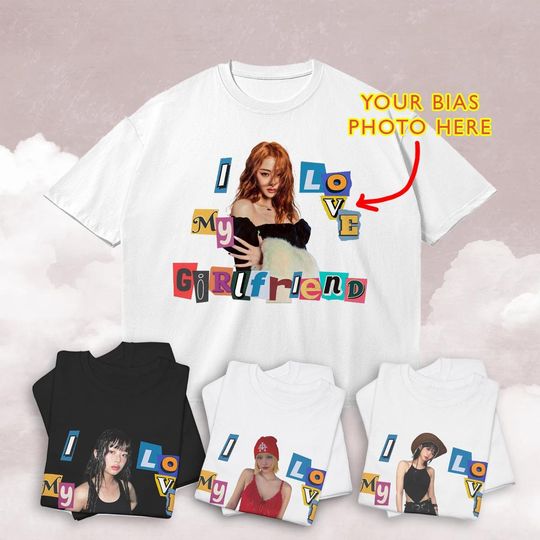 Custom 'I Heart My Girlfriend' K-Pop Bias Tee