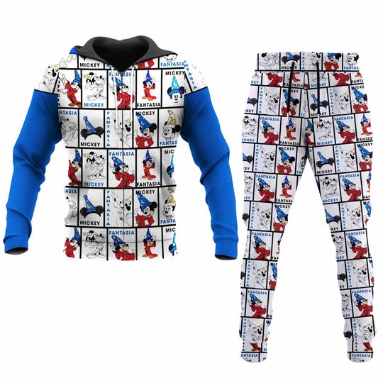 Mickey Fantasia Disney 3D Printed Hoodie