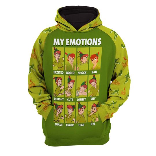 Peter Pan My Emotions | Disney Sweatshirt/Hoodie