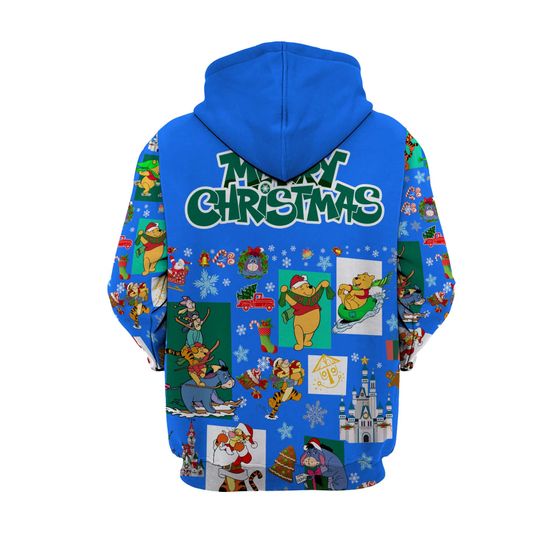 Eeyore Donkey Christmas Disney 3D Hoodie