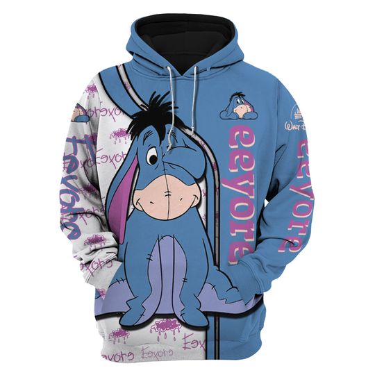 Eeyore Winnie The Pooh | Disney 3D Hoodie