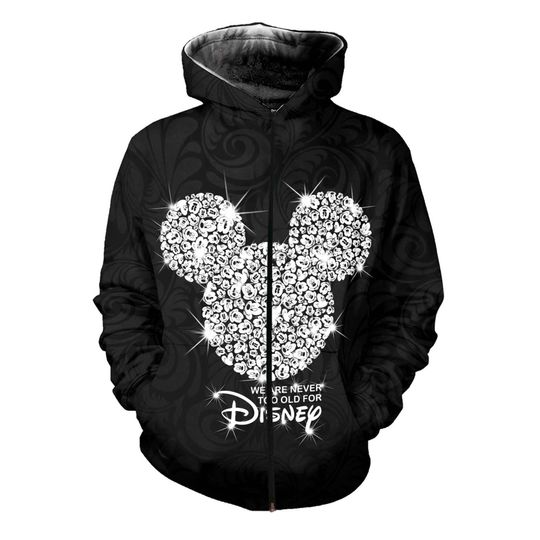 Mickey Mouse Head Bling | Disney Sweatshirt/Hoodie