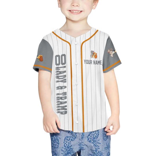Lady & The Tramp Baseball Jersey
