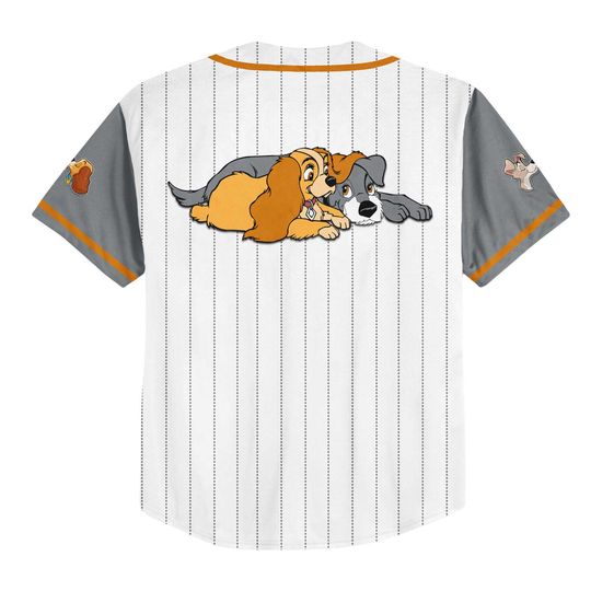 Lady & The Tramp Baseball Jersey