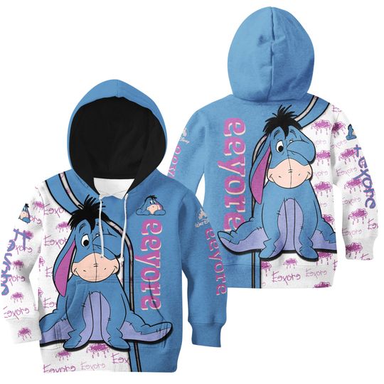 Eeyore Winnie The Pooh | Disney 3D Hoodie
