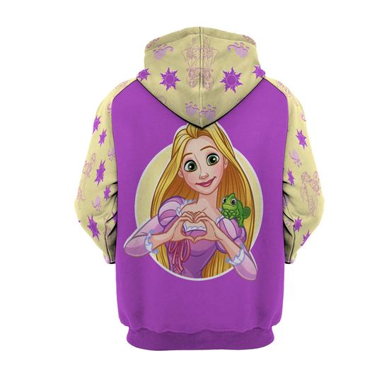 Rapunzel My Emotions  Disney 3D Hoodie