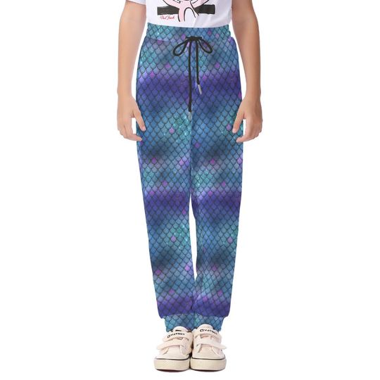 MerCat Costume Pants: Kids Mermaid Halloween Cosplay