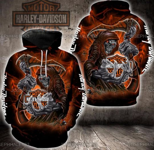 Haarleyy Davidson Motorcycles Skull Sweatshirt, Hoodie, Motorcycles Hoodie, Harley Motorcycles Hoodie