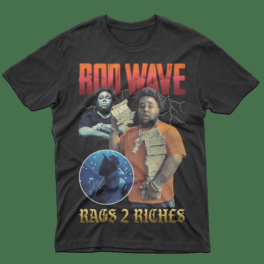 Rod Wave T-Shirt, Rod Wave Vintage 90s Shirt