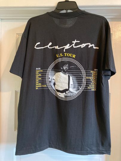 Eric Clapton Vintage 1992 US Tour T-Shirt