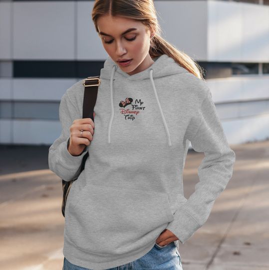 My First Disney Trip Embroidered Hoodie