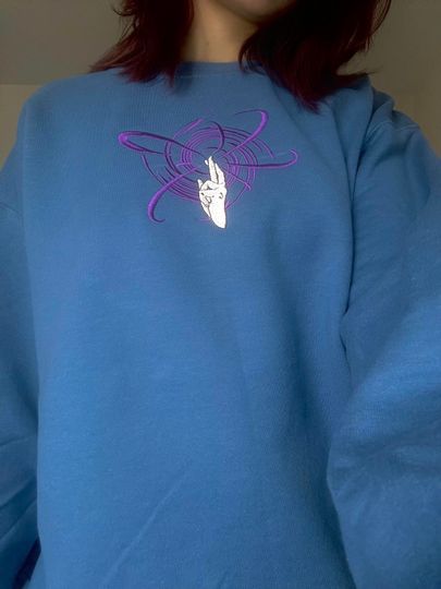 Embroidered Gojo Jujutsu Satoru Anime Sweatshirt