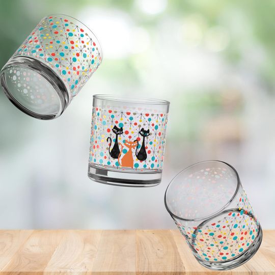 Atomic Kitschy Cats Rock Glasses
