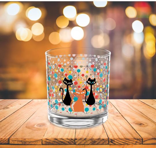Atomic Kitschy Cats Rock Glasses